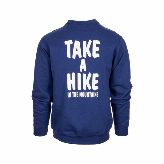 Mast Store Outfitters Take a Hike Crew Sweatshirt Navy