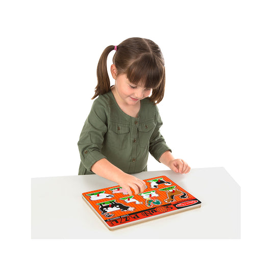 Melissa & Doug Farm Animals Sound Toy Puzzle