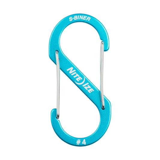 S-Biner #4 Aluminum Dual Carabiner - Blue