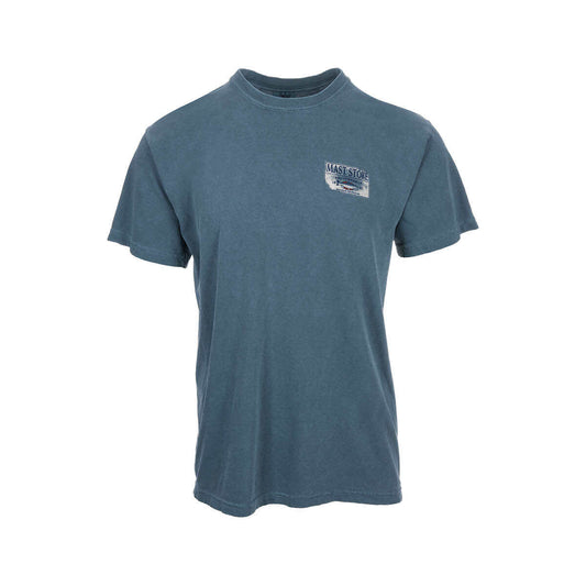 High Range Mast Store Outfitters Trout Short Sleeve T-Shirt Blue Spruce