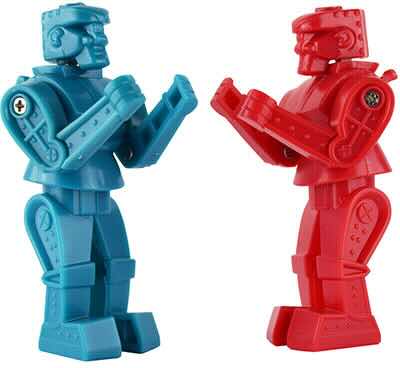 World's Smallest Rock'Em Sock'Em Robots Game