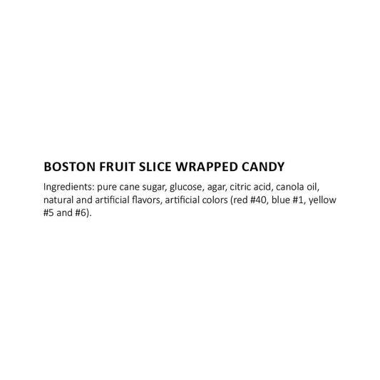 Boston Fruit Slice Wrapped Fruit Slice Candy - 1 lb.