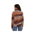 Charlie B Women's Chunky Cable Knit Cowl Neck Sweater, Raisin, alternate view 1