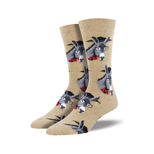Men's Smart Donkey Socks Hemp Heather
