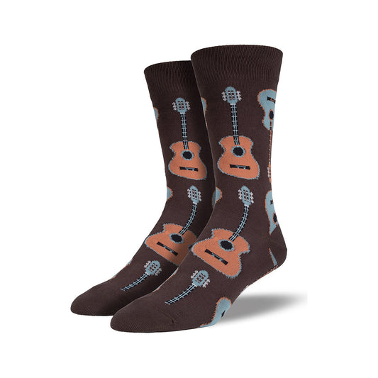 Men's Acoustic Guitar Socks Black