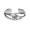 Salisbury Silver and Pewter Nouveau Flower of the Month Bracelet Dec