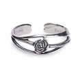 Salisbury Silver and Pewter Nouveau Flower of the Month Bracelet June