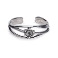 Salisbury Silver and Pewter Nouveau Flower of the Month Bracelet Mar
