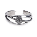 Salisbury Silver and Pewter Nouveau Flower of the Month Bracelet Nov