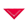 Mast Store Paw Print Dog Triangle Bandana Red