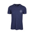 Hintz Logo Trailworthy Appalachian Trail Map T-Shirt Htr Navy
