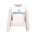 Liquid Energy Women's Greenville Palmetto Moon Suede Corduroy Cropped Crew Pullover