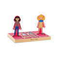 Melissa & Doug Abby & Emma Magnetic Dress-Up Set