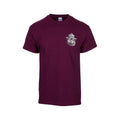 Smokey Scroll Graphic Short Sleeve T-Shirt Maroon