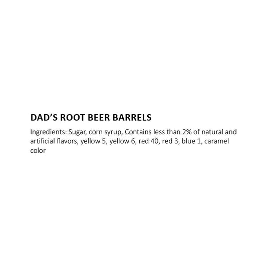 Dad's Root Beer Barrels Candy - 1 lb.