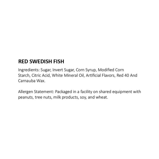 Mondelez Red Swedish Fish Candy - 1 lb.