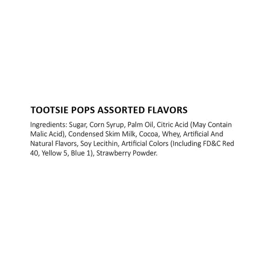 Tootsie Pops Assorted Flavors Candy - 1 lb.