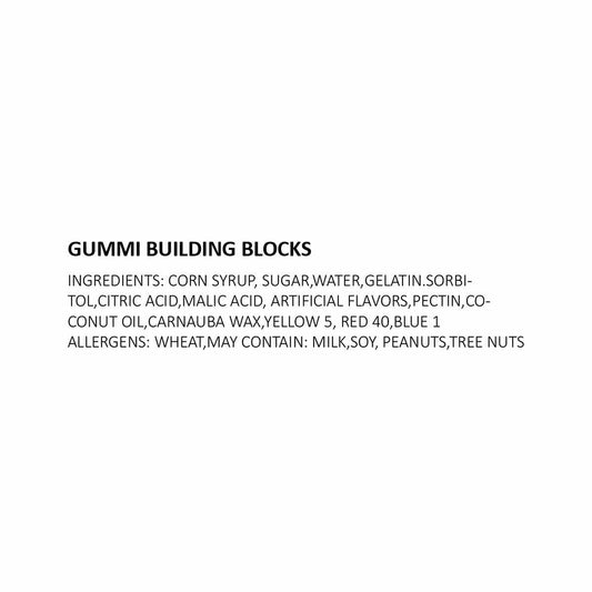 Hilco 3D Gummy Building Blocks Candy - 1 lb.