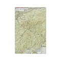 Great Smoky Mountains National Park East: Clingmans Dome and Cataloochee Map