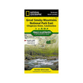 Great Smoky Mountains National Park East: Clingmans Dome and Cataloochee Map