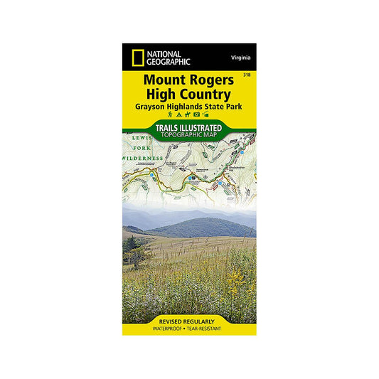 Mount Rogers High Country and Grayson Highlands State Park Map