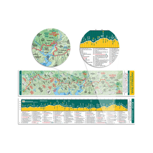 Pocket Profile Foothills Trail Elevation Profile Map
