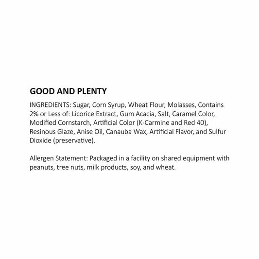 Hershey Good & Plenty Licorice Candy - 1 lb.