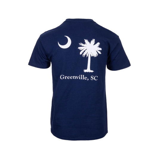 Mast General Store GVL SC Palm Moon Short Sleeve T-Shirt Navy