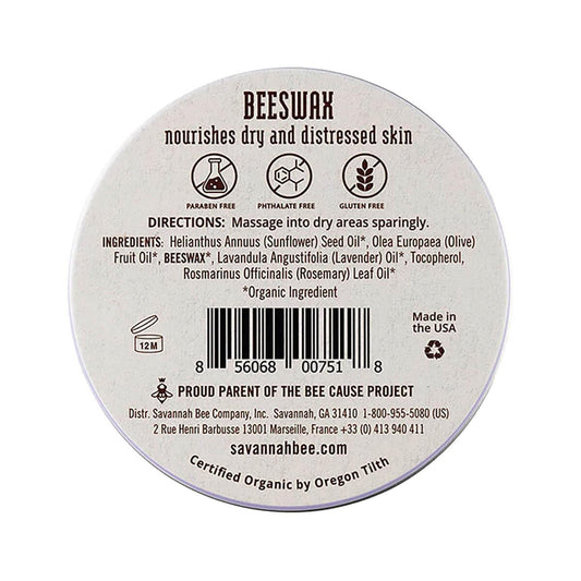 Savannah Bee Rosemary Lavender Beeswax Salve