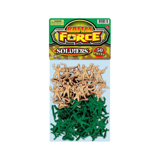 Ja-Ru Green and Tan Army Soldier Toys