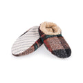 Men's Plaid Snoozies Slippers Camel