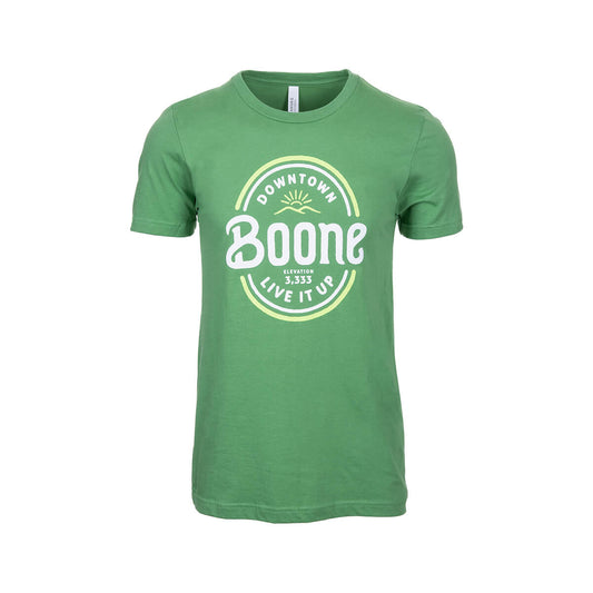 Mast General Store Live it up Downtown Boone T-Shirt Leaf