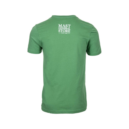Color swatch for Mast General Store Live it up Downtown Boone T-Shirt in Leaf