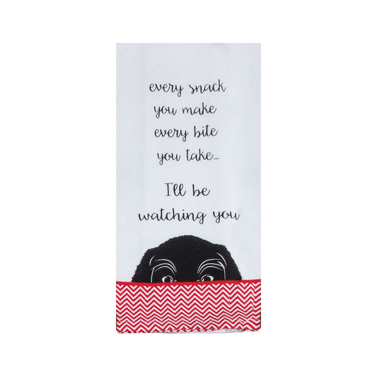 Kay Dee Wags Watching You Tea Towel