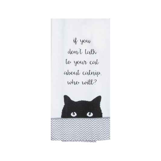 Kay Dee Purr Catnip Tea Towel