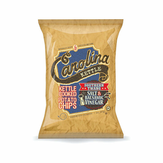 Southern Twang Salt & Balsamic Vinegar Potato Chips - 2 Ounce