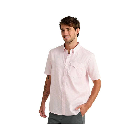 Huk Men's Chatham Seersucker Short Sleeve Shirt