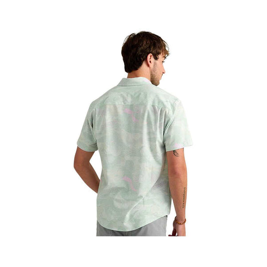 Huk Men's Kona Print Short Sleeve Button-Up Shirt
