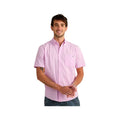 Huk Men's Kona Solid Short Sleeve Button-Up Shirt