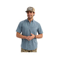 Huk Men's Kona Solid Short Sleeve Button-Up Shirt