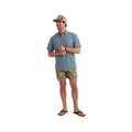 Huk Men's Kona Solid Short Sleeve Button-Up Shirt
