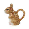Creative Co-Op Hand-Painted Stoneware Mouse Shaped Creamer