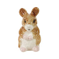 Creative Co-Op Hand-Painted Stoneware Mouse Shaped Creamer