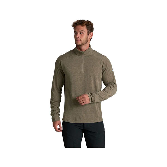 KÜHL Men's Reactiv Lite Grid Quarter Zip Long Sleeve Pullover