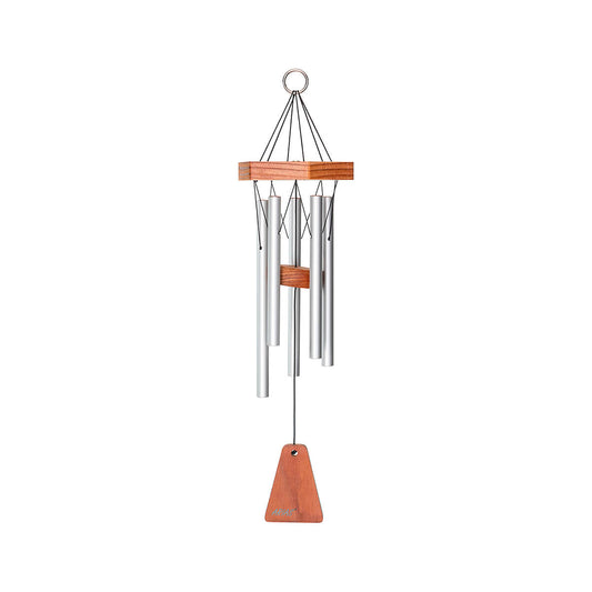 Arias Wind Chime - 17 Inch - Satin Silver