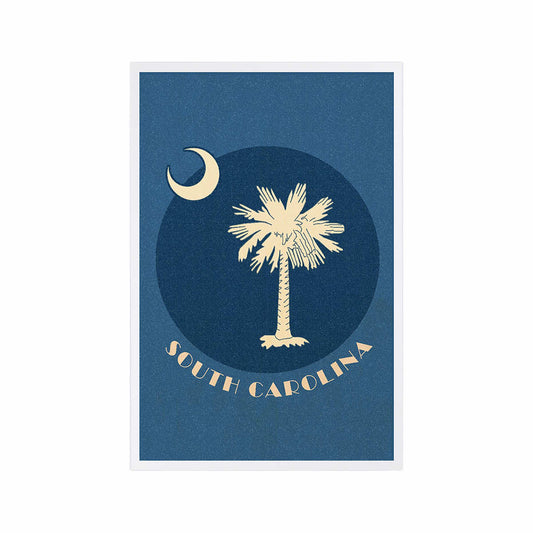 Lantern Press South Carolina State Flag Postcard