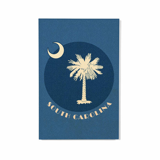 Lantern Press South Carolina Flag Magnet