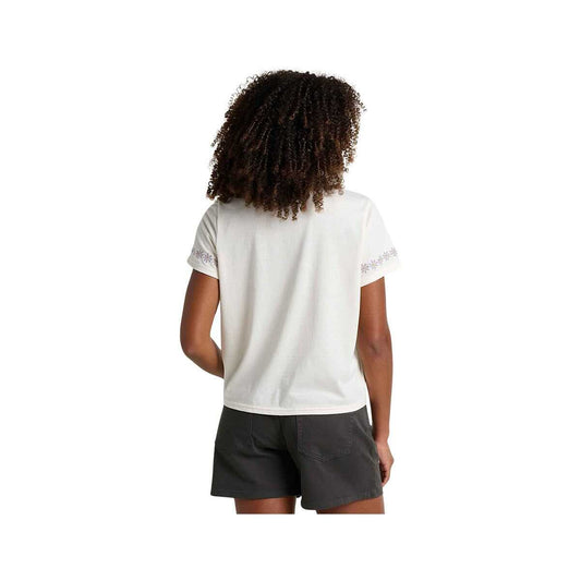 Toad&Co Women's Re-Form Embroidered Crew Short Sleeve T-Shirt