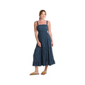 Toad&Co Women's Taj Hemp Tiered Sleeveless Midi Dress