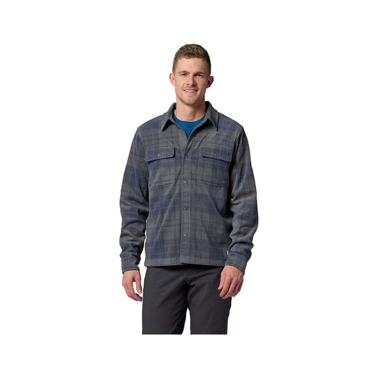 Marmot Men’s Felton Ultra Soft Fleece Long-Sleeve Shirt Jacket, Cobblestone Plaid